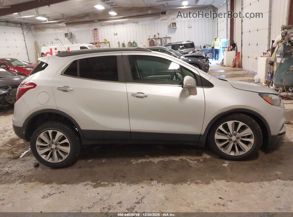KL4CJASBXKB903790 2019 BUICK ENCORE Silver უკანა სალონის ხედი