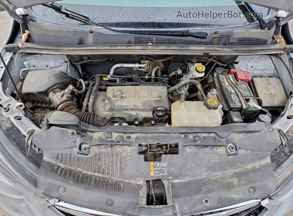 KL4CJESBXJB596384 2018 BUICK ENCORE Silver Շարժիչի բաժամունքի տեսք