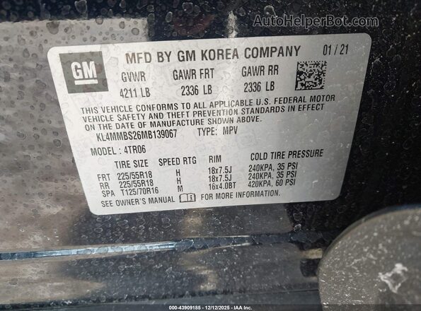 KL4MMBS26MB139067 2021 BUICK ENCORE Dark Blue 