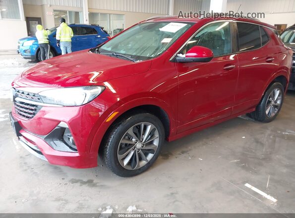 KL4MMBS29LB134461 2020 BUICK ENCORE Red Vista tres cuartos delantera izquierda
