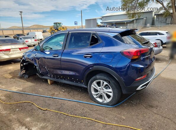KL4MMCSL8NB099784 2022 BUICK ENCORE Синий Задняя левая четверть