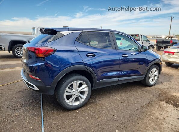 KL4MMCSL8NB099784 2022 BUICK ENCORE Синий Задняя правая четверть