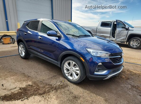 KL4MMCSL8NB099784 2022 BUICK ENCORE Синий Передняя правая четверть
