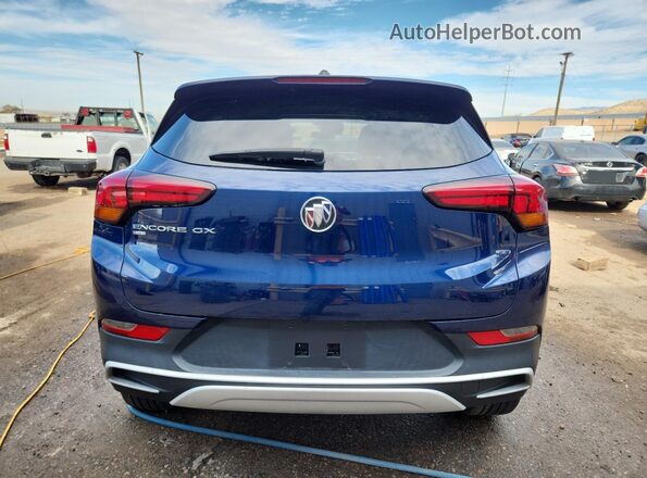 KL4MMCSL8NB099784 2022 BUICK ENCORE Синий Вид сзади
