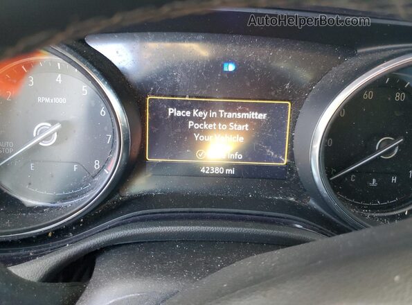 KL4MMDS22PB100279 2023 BUICK ENCORE Silver Instrument cluster view