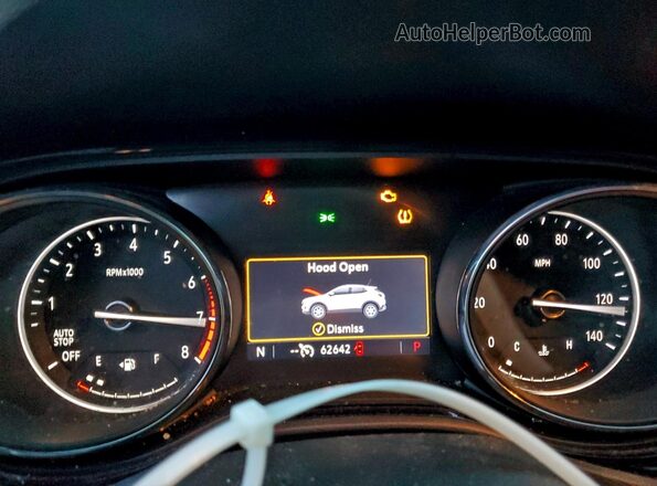 KL4MMDSL3MB113871 2021 BUICK ENCORE Black ხელსაწყოთა პანელის ხედი