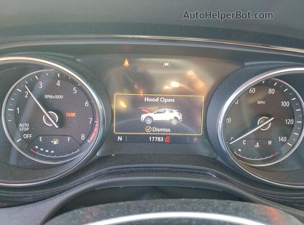 KL4MMDSL7PB165234 2023 BUICK ENCORE Red Instrument cluster view