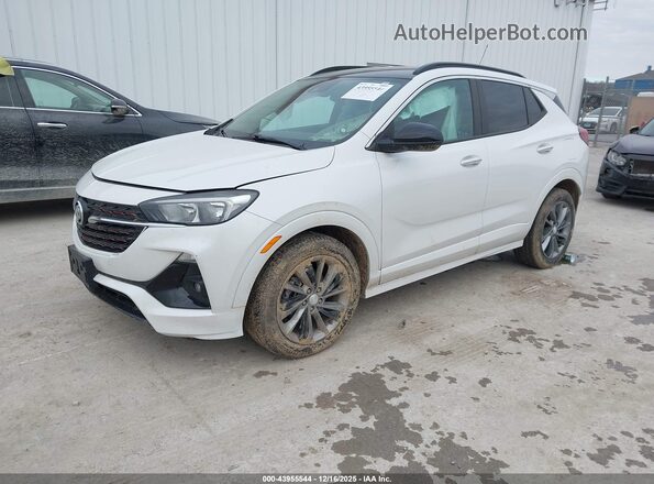 KL4MMDSL9LB098629 2020 BUICK ENCORE White Առջևի ձախ երեք քառորդ տեսարան