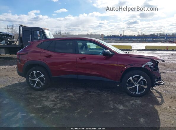 KL77LGE21RC096321 2024 CHEVROLET TRAX Red უკანა სალონის ხედი