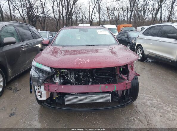 KL77LHEP6SC292097 2025 CHEVROLET TRAX Red Widok z przodu