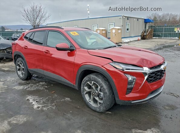 KL77LHEP6TC005827 2026 CHEVROLET TRAX Burgundy Передня права чверть