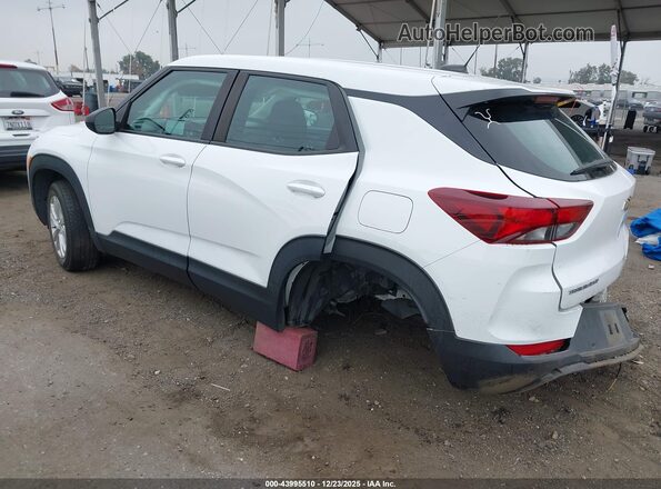KL79MMS20NB098778 2022 CHEVROLET TRAILBLAZER White უკანა მარცხენა
