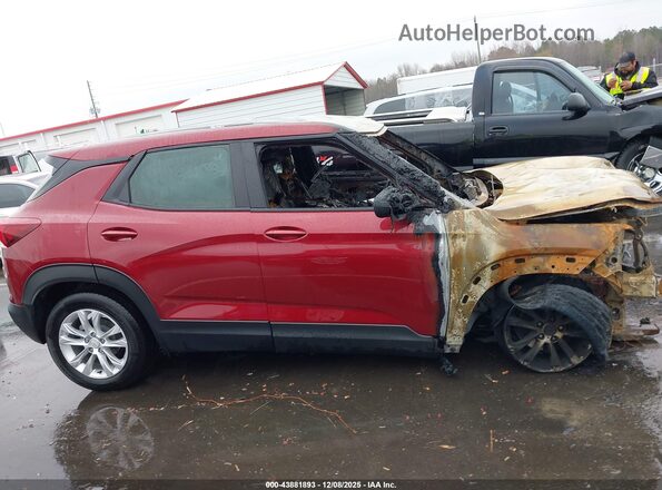 KL79MMS28PB213369 2023 CHEVROLET TRAILBLAZER Red Вид щитка приладів