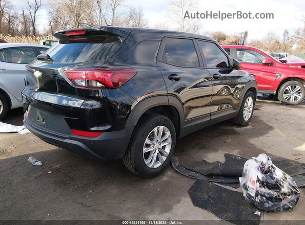 KL79MMS29MB016299 2021 CHEVROLET TRAILBLAZER Black Tył prawy