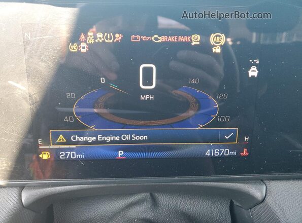 KL79MPS25RB175457 2024 CHEVROLET TRAILBLAZER Черный Вид щитка приборов