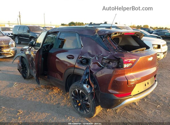 KL79MPS29NB147414 2022 CHEVROLET TRAILBLAZER Maroon Rear left