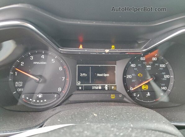 KL79MPS2XPB143617 2023 CHEVROLET TRAILBLAZER Black Widok zestawu wskaźników