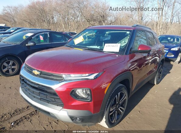 KL79MPS2XPB211379 2023 CHEVROLET TRAILBLAZER Red Առջևի ձախ երեք քառորդ տեսարան