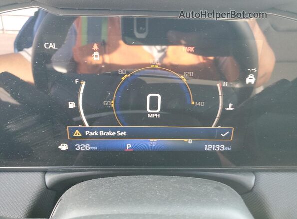 KL79MPSL3RB157659 2024 CHEVROLET TRAILBLAZER Blue Вид щитка приладів