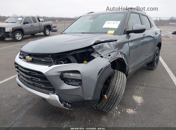 KL79MPSL4NB052591 2022 CHEVROLET TRAILBLAZER Gray Widok z przodu