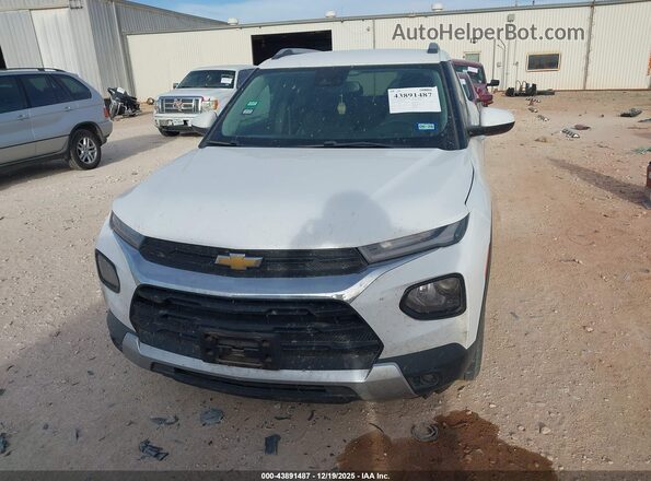 KL79MPSL7NB109575 2022 CHEVROLET TRAILBLAZER White Սարքավորումների վահանակի տեսք