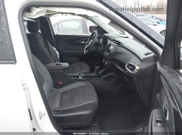 KL79MRSL2MB166549 2021 CHEVROLET TRAILBLAZER White Widok wnętrza z przodu