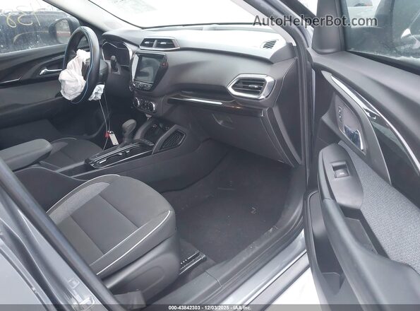 KL79MRSL2NB100956 2022 CHEVROLET TRAILBLAZER Gray წინა სალონის ხედი