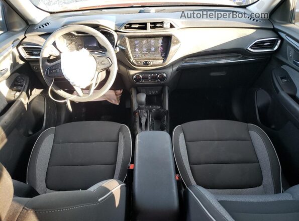 KL79MRSL4NB102935 2022 CHEVROLET TRAILBLAZER Orange Առջևի վահանակի տեսք