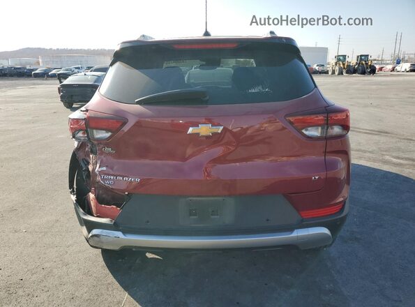 KL79MRSL5MB014149 2021 CHEVROLET TRAILBLAZER Red Rear view