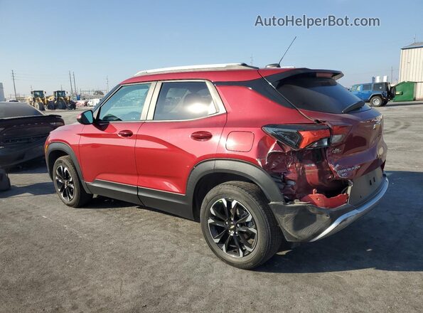 KL79MRSL5MB014149 2021 CHEVROLET TRAILBLAZER Red Rear left