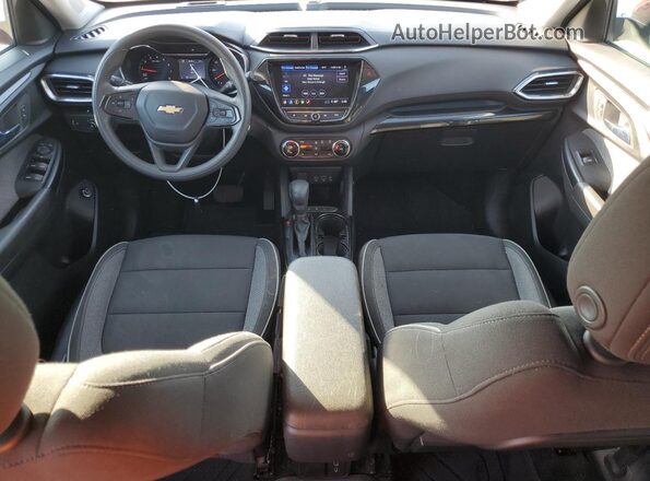 KL79MRSL5MB014149 2021 CHEVROLET TRAILBLAZER Red Dashboard view