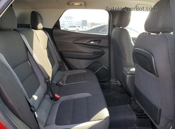 KL79MRSL5MB014149 2021 CHEVROLET TRAILBLAZER Red Rear interior view