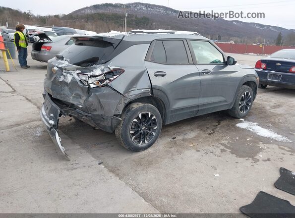 KL79MRSLXMB036115 2021 CHEVROLET TRAILBLAZER Gray Rear right