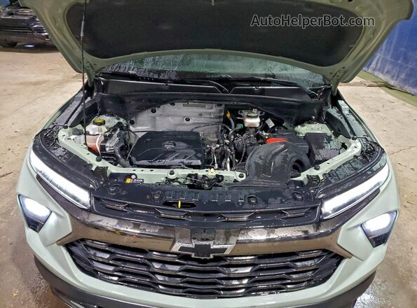KL79MSSL7RB107091 2024 CHEVROLET TRAILBLAZER Green Engine compartment view