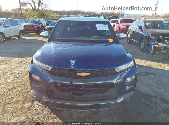 KL79MSSLXNB142752 2022 CHEVROLET TRAILBLAZER Dark Blue Vista interior trasera