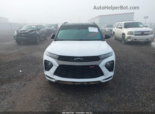 KL79MTSL2NB069365 2022 CHEVROLET TRAILBLAZER White Սարքավորումների վահանակի տեսք
