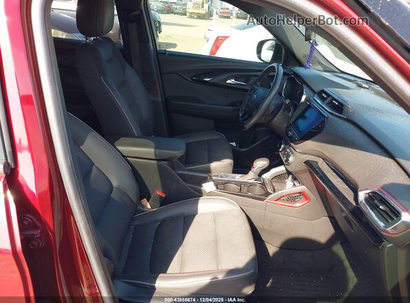 KL79MTSL4NB010382 2022 CHEVROLET TRAILBLAZER Burgundy Front interior view