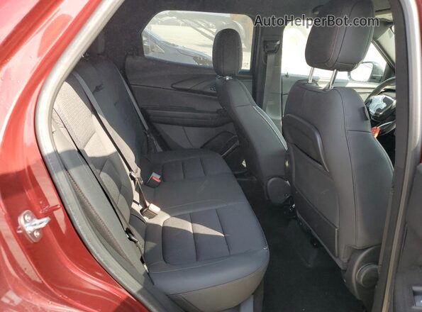 KL79MTSLXNB115993 2022 CHEVROLET TRAILBLAZER Burgundy უკანა სავარძლების ხედი