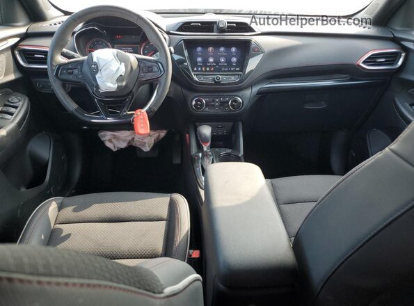 KL79MTSLXNB115993 2022 CHEVROLET TRAILBLAZER Burgundy წინა პანელის ხედი