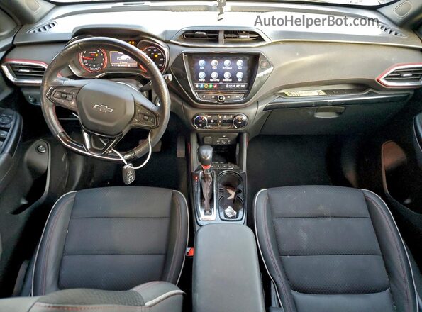 KL79MUSL0NB035799 2022 CHEVROLET TRAILBLAZER Black Առջևի վահանակի տեսք