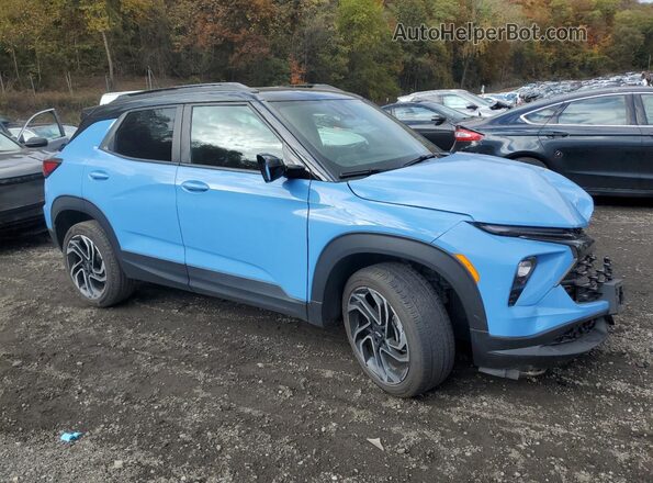 KL79MUSL0RB044749 2024 CHEVROLET TRAILBLAZER Blue Передня права чверть
