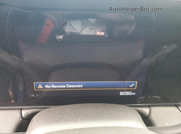 KL79MUSL0RB044749 2024 CHEVROLET TRAILBLAZER Blue Вид щитка приладів