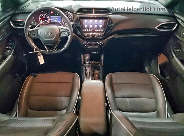 KL79MUSL1MB153875 2021 CHEVROLET TRAILBLAZER Turquoise წინა პანელის ხედი