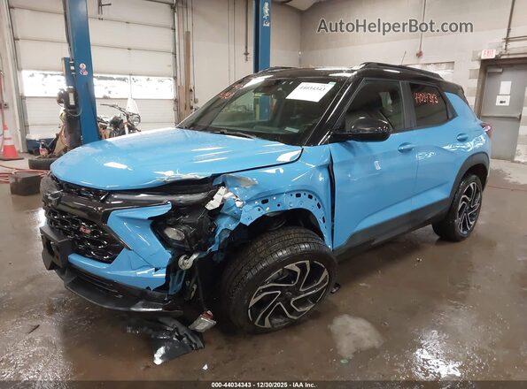 KL79MUSL5RB060431 2024 CHEVROLET TRAILBLAZER Синий Передняя левая четверть