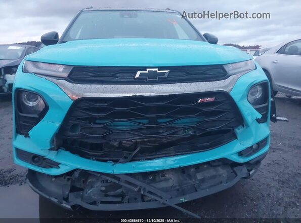 KL79MUSL8NB077752 2022 CHEVROLET TRAILBLAZER Blue Widok z przodu