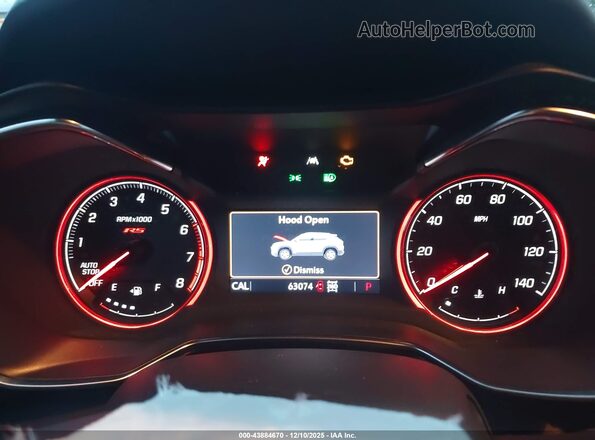 KL79MUSL8NB077752 2022 CHEVROLET TRAILBLAZER Blue Widok tylnych siedzeń