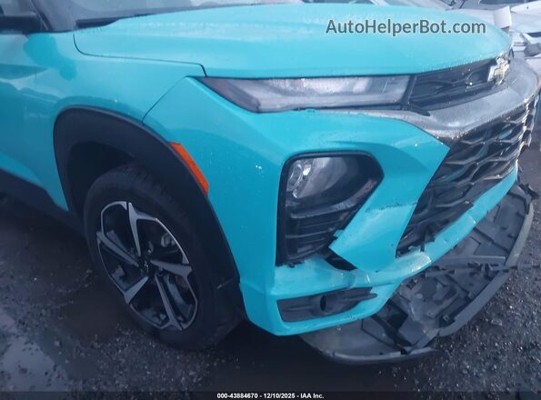 KL79MUSL8NB077752 2022 CHEVROLET TRAILBLAZER Blue Widok komory silnika