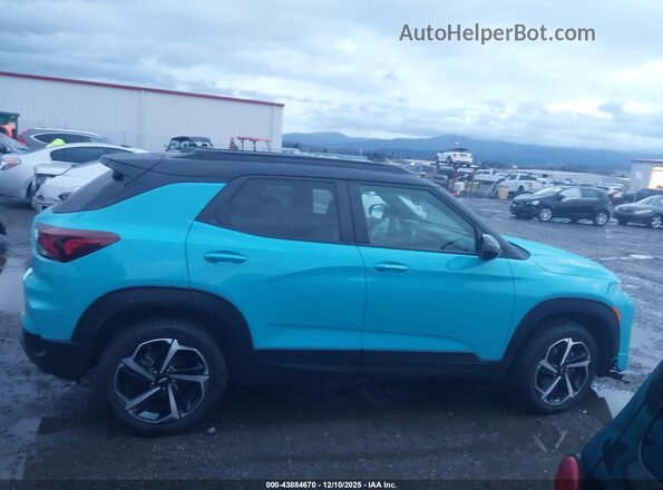 KL79MUSL8NB077752 2022 CHEVROLET TRAILBLAZER Blue Widok wnętrza z tyłu