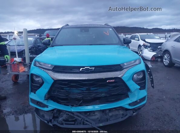 KL79MUSL8NB077752 2022 CHEVROLET TRAILBLAZER Blue Widok zestawu wskaźników