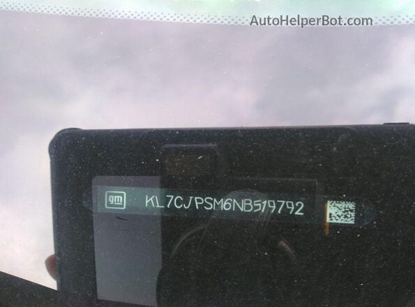 KL7CJPSM6NB519792 2022 CHEVROLET TRAX  Vista del cuadro de instrumentos